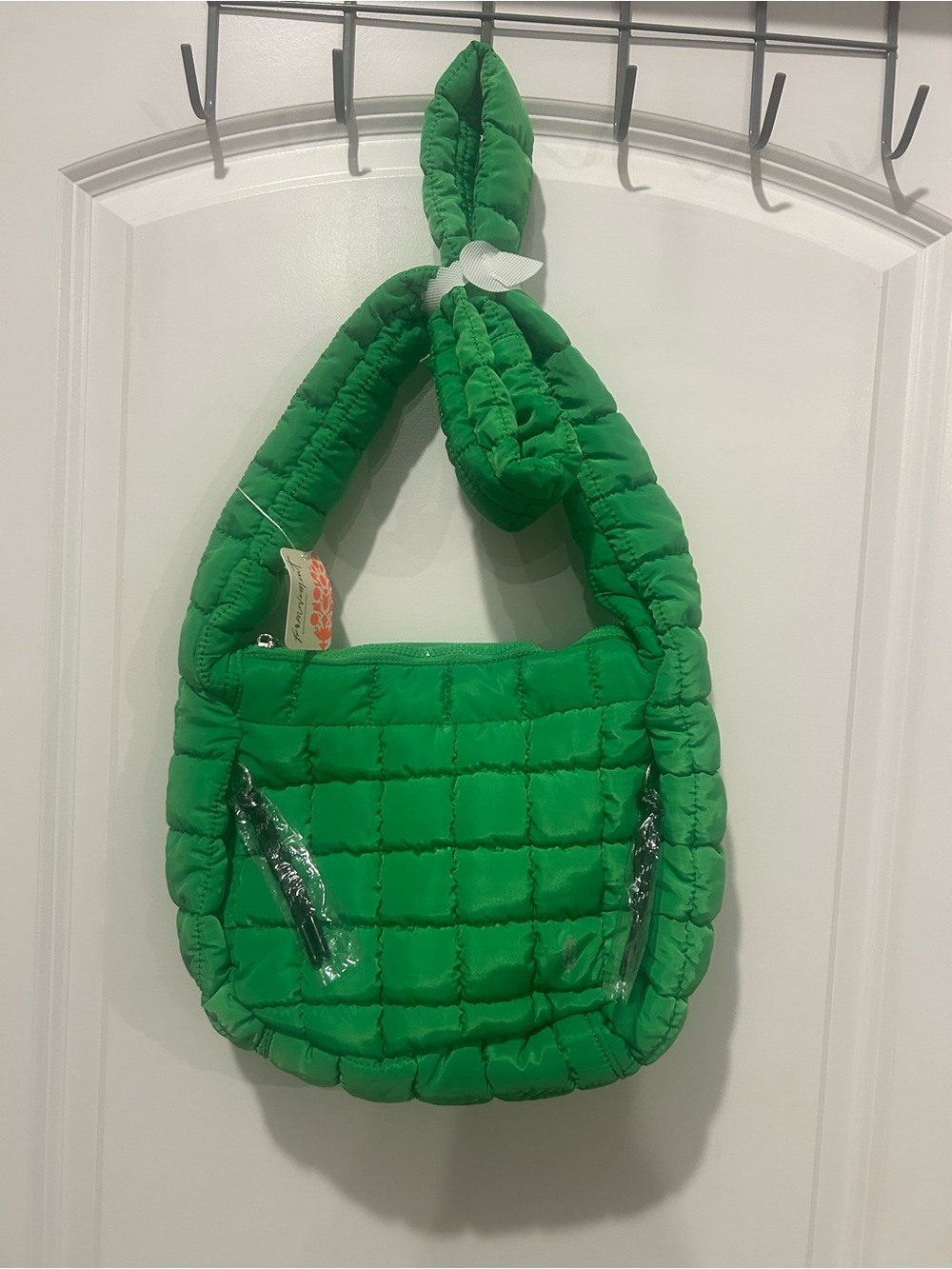 FP Green Quilted Shoulder Bag - Women